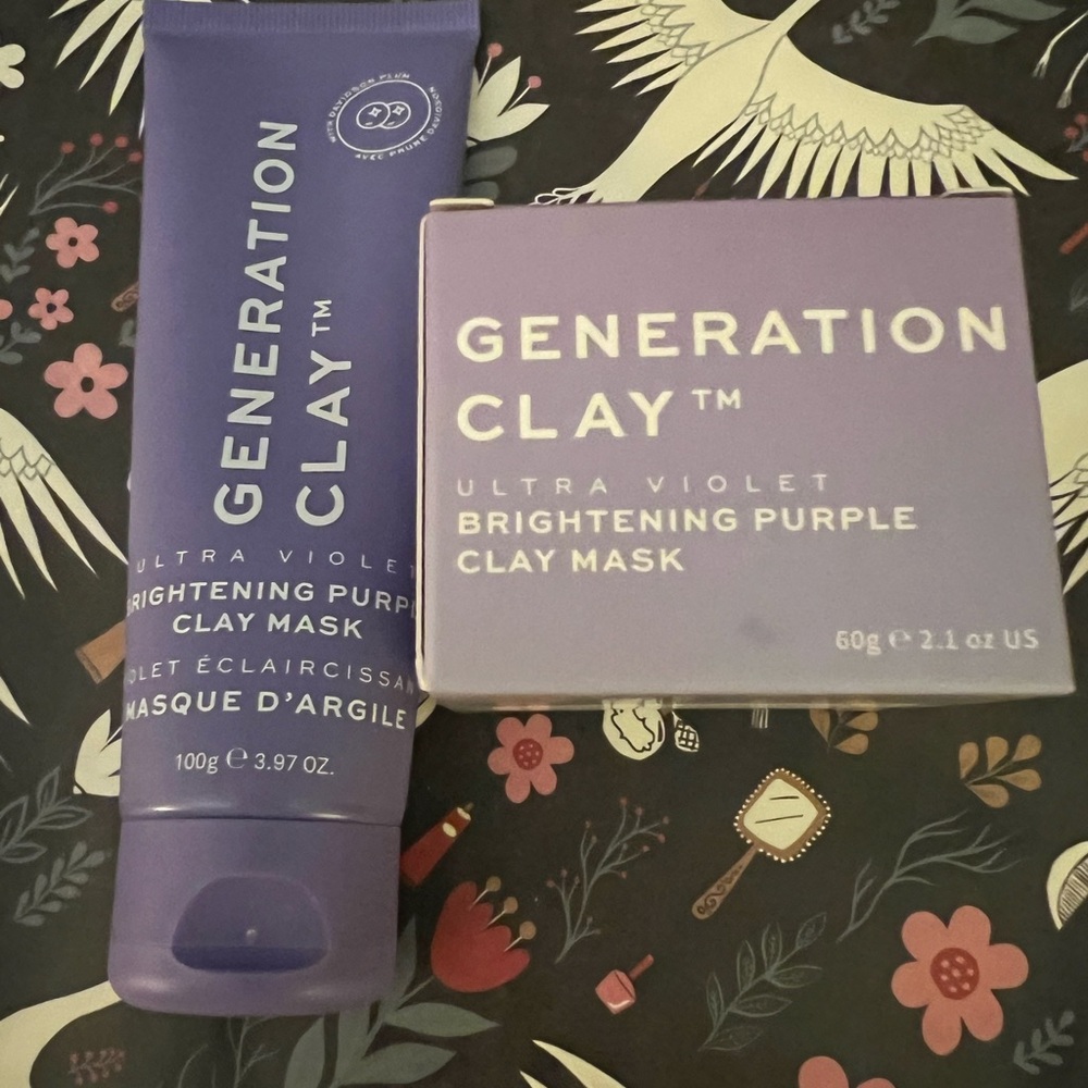 Generation Clay Ultra Violet Brightening Purple Clay Mask Set